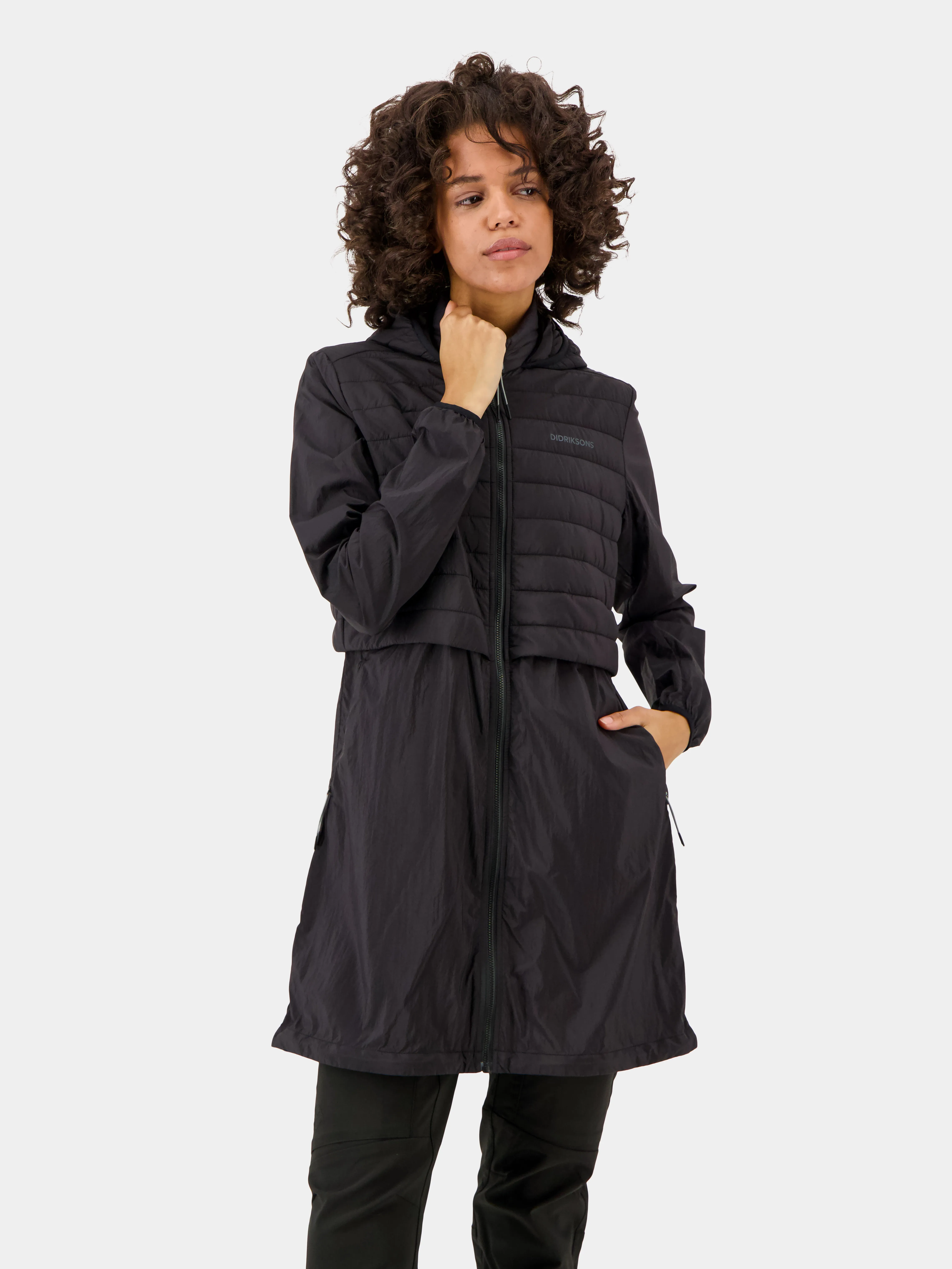 Didriksons Women&#x27;s Isabella Parka 2 Black | Buy Didriksons Women&#x27;s Isabella Parka 2 Black here | Outnorth