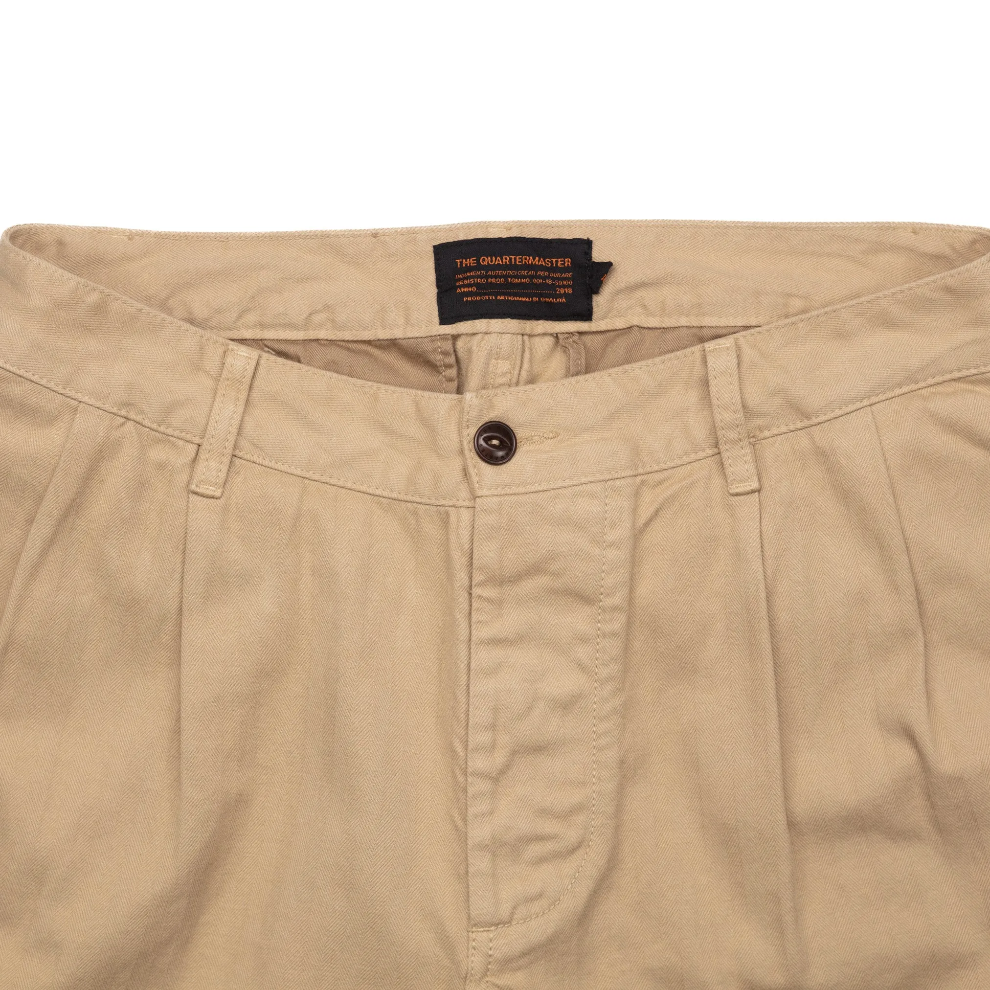French Chinos in Khaki HBT