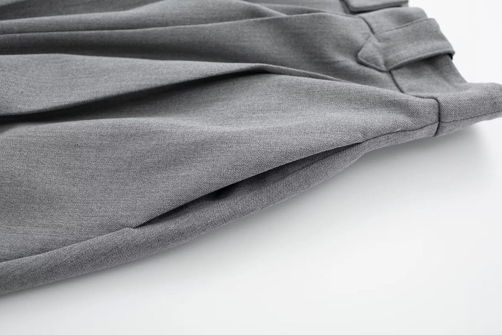 Mid Length Pleated Skirt